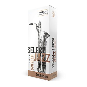 Palheta Sax Barítono 2M (5 Unidades) D Addario Select Jazz