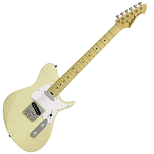 Guitarra Aria J-TL See-Through Vintage White