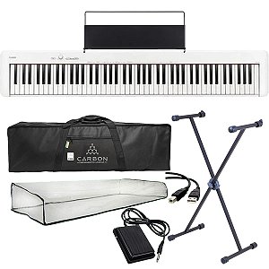 Kit Piano Digital Casio CDP-S110WE Branco TX02