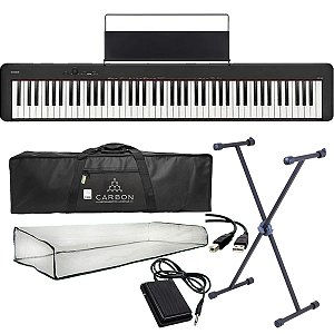 Kit Piano Digital Casio CDP-S110BK Preto TX02
