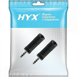Adaptador P10 F Estéreo x P2 M Estéreo HA036 HYX - PCT / 2