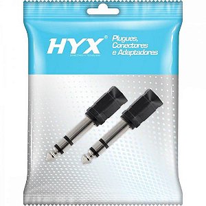 Adaptador P2 F Estéreo x P10 M Estéreo HA034 HYX - PCT / 2