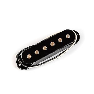 Captador Para Guitarra Single Cerâmica Preto Spirit ST7-M-BK