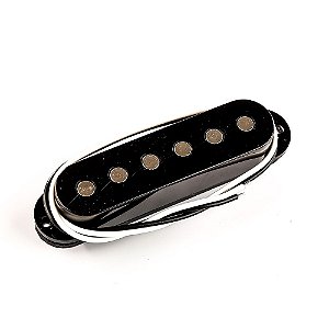 Captador Para Guitarra Single Cerâmica Preto Spirit SF30