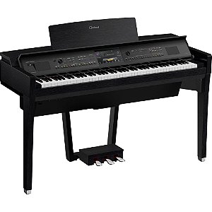 Piano de Cauda Digital Yamaha Clavinova CVP809 Preto Fosco
