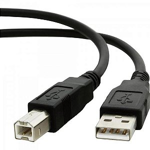 Cabo de Dados USB 2.0 A Macho x USB 2.0 B Macho 5m Preto Storm