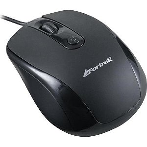 Mouse Fortrek OM103BK USB 2400 Dpi Preto