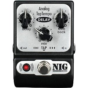Pedal Analógico TapTempo Delay NIG