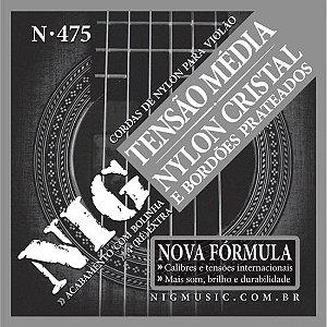 Encordoamento Para Violão Nylon .028 N475 NIG