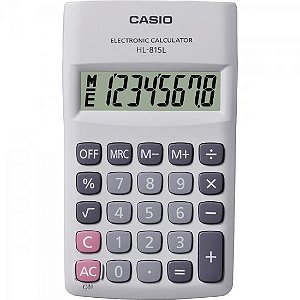 Calculadora de Bolso Casio HL815L 8 Dígitos Branca