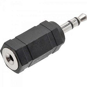 Adaptador P1 Estéreo x J2 Estéreo ADAP0024 Preto Storm - PCT / 10