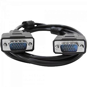 Cabo VGA Para Monitor Com Filtro 30m CBVG0011 Preto Storm