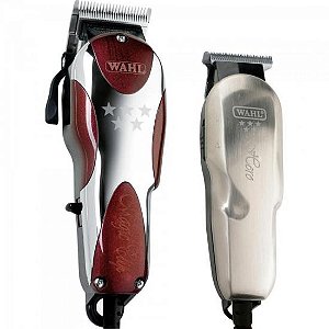 Combo Máquina de Corte e Acabamento Wahl Magic Clip 127V