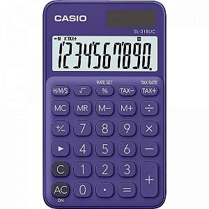 Calculadora de Bolso Casio SL-310UC 10 Dígitos Roxa