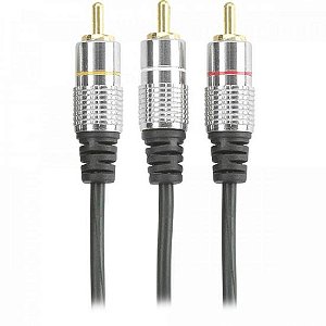 Cabo 3RCA X 3RCA Metal 3m Storm