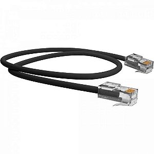 Patch Cord U/UTP CAT.5e CMX 2,5m T568A Preto FURUKAWA SOHOPLUS