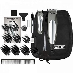 Kit de Máquina de Corte e Aparador Wahl Deluxe Groom Pro 220V