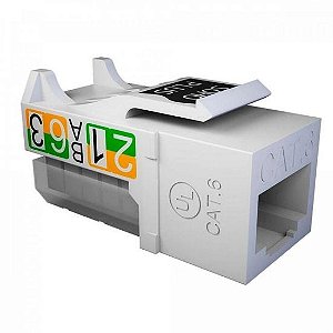 Conector RJ45 Fêmea CAT.6 T-568A/B Branco FURUKAWA SOHOPLUS