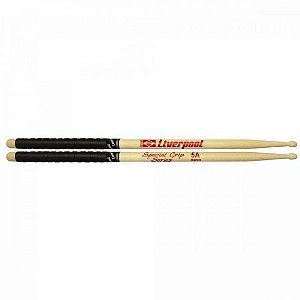 Baqueta para Bateria 5A Special Grip LIVERPOOL - PAR / 2