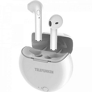 Fone de Ouvido Bluetooth Earbuds H320BT Branco TELEFUNKEN
