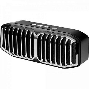 Caixa de Som Portátil Bluetooth Extra Bass TWS VC-M260BT Preta EXBOM