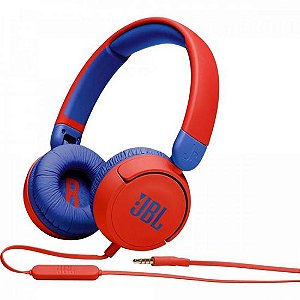 Fone de Ouvido Infantil JR310 Vermelho/Azul JBL