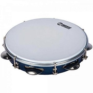 Pandeiro Acrílico 12" Leitosa Azul PHX 983BL