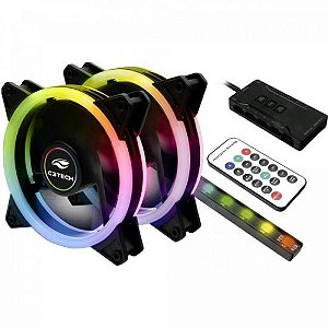 Kit Cooler Fan F7-L600RGB C3TECH