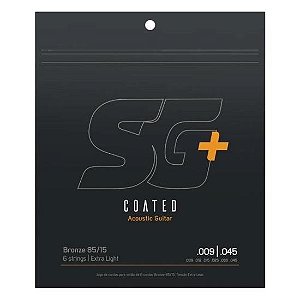 Encordoamento Para Violão Aço SG+ .009 85/15 Bronze Coated