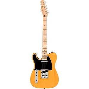 Guitarra Squier Telecaster Affinity Butterscotch Blonde Canhoto