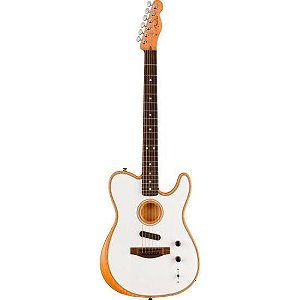 Guitarra Telecaster Fender Player Acoustasonic Branco Ártico