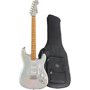 Guitarra Fender Stratocaster H.E.R Chrome Glow com Bag