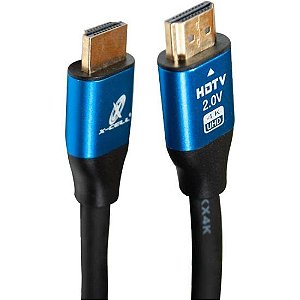 Cabo HDMI 2.0 4k 1,5m Flex Premium Preto