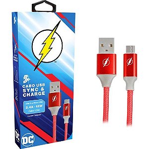 Cabo USB-A Para Micro USB Flash 1,5m 5+