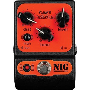 Pedal Analógico Power Distortion NIG