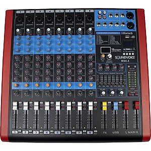 Mesa de Som Soundvoice MS8.4 EUX 8 Canais