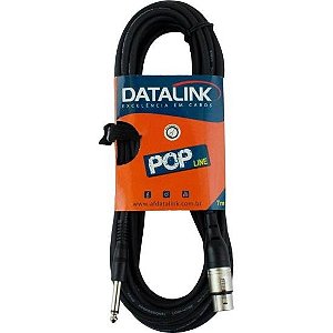 Cabo P10 x XLR Fêmea 7m Pop Line Datalink
