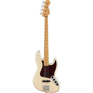 Contrabaixo Fender Player Plus Jazz Bass Olympic White com Deluxe GigBag