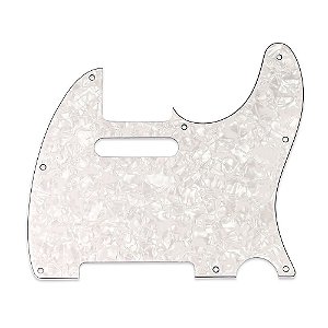 Escudo Guitarra Tele 62  Branco Perolado 3P Spirit 310-WHP