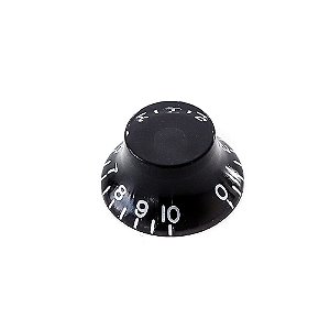 Knob Plástico Instrumentos (4 Unidades) Spirit KLS-BK