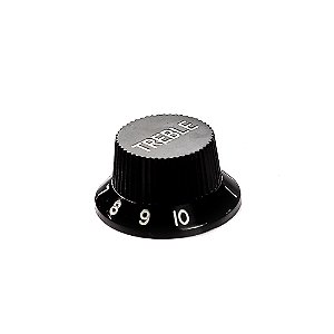 Knob Plástico Instrumentos (4 Unidades) Spirit PST-BASS-BK