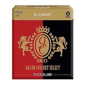 Palheta Clarineta Bb 3.5 (10 Peças) D Addario Grand Concert