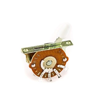 Chave Seletora 5 Posições Knob Branco Spirit UST5-#6-32-WH
