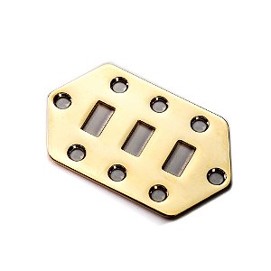 Escudo Controles Guitarra Jaguar Dourado Spirit HEX-62J-GD