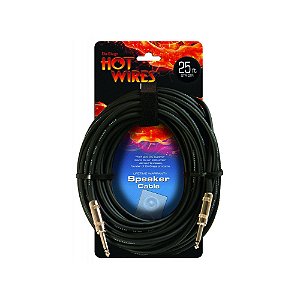 Cabo Caixas Acústicas 7,62m Preto Hot Wires On-Stage SP14-25