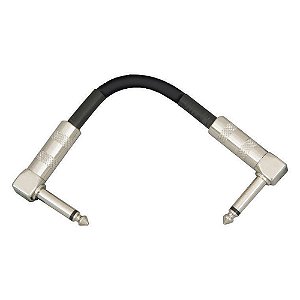 Cabo Para Pedal 15,24cm Preto Plug 90 On-Stage PC306B