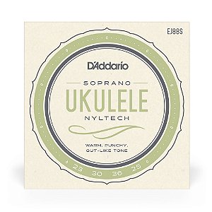 Encordoamento Para Ukulele Soprano D Addario Nyltech EJ88S