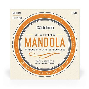 Encordoamento Para Bandola D Addario Phosphor Bronze EJ76