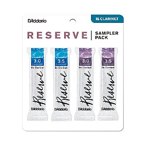 Palhetas Clarineta Bb 3.0/3.5 (4 Unidades) D Addario Reserve