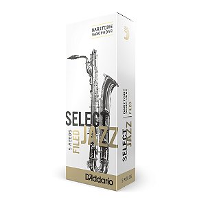 Palheta Sax Barítono 2S Filed (5 Un) DAddario Select Jazz